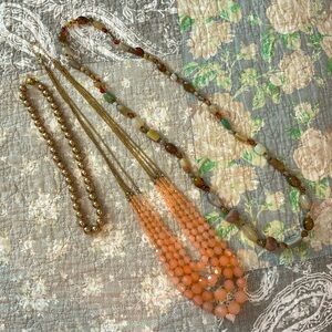 STATEMENT COSTUME NECKLACE BUNDLE of 3 different styles